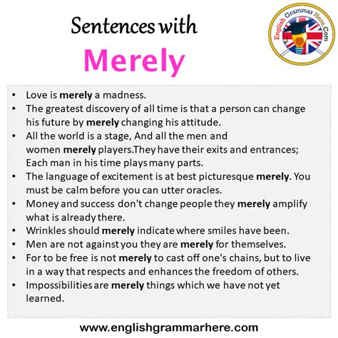 how to pronounce merely|use merely in a sentence.